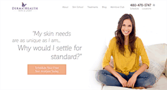 Desktop Screenshot of dermahealthinstitute.com